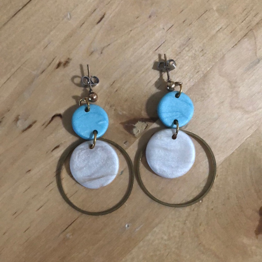 Polymer clay earrings